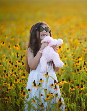 Sadie in yellow flowers-12